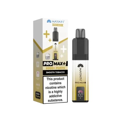 Hayati Pro Max Plus 6000 Puffs Smooth Tobacco - 20mg