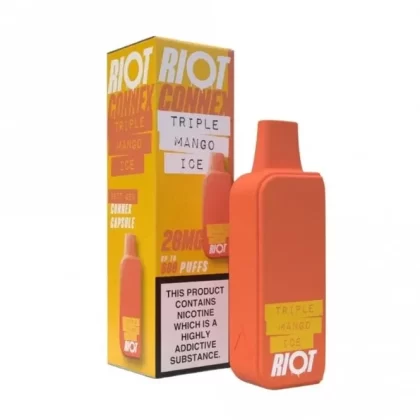 Riot Squad Connex Triple Mango Ice Nic Salt E Liquid Pod