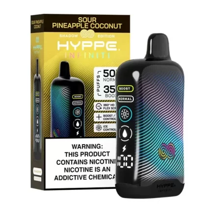 Sour Pineapple Coconut HYPPE INFINITI 50K - Ecigdepot