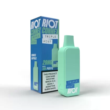 Riot Connex Triple Mint Capsule - Nicotine Strength#20mg>10mg