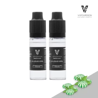 Vapoursson e-Liquid – Menthol 0mg 10ml Bottle x 2 Pack | Cigee