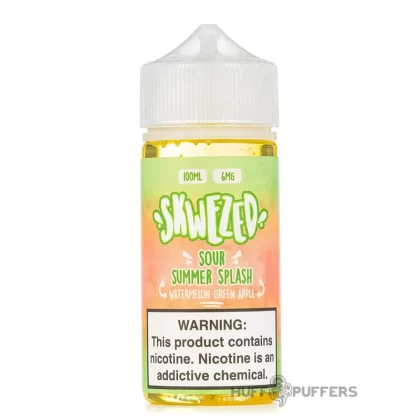 Skwezed – Watermelon Green Apple (Sour Summer Splash) 100mL - Nicotine Strength#0mg>3mg>6mg