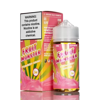 Fruit Monster Salt - Strawberry Banana - 24mg