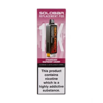 Strawberry Raspberry Cherry Boost 15K Prefilled Pod + Refill by Solobar