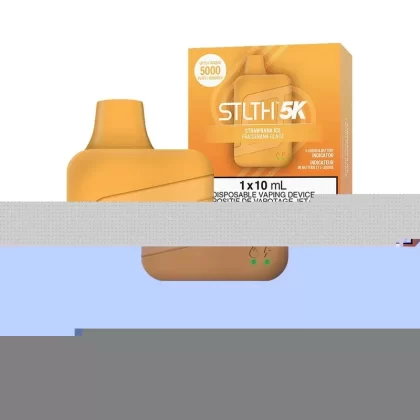STLTH 5K Disposable Vape – Rechargeable – Strawnana Ice- 5000 Puffs