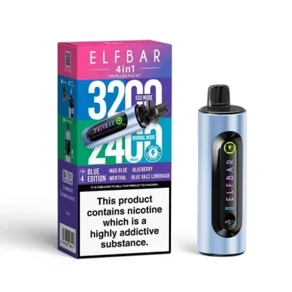 Elf Bar 4-in-1 Prefilled Pod Vape Kit - Berry Edition