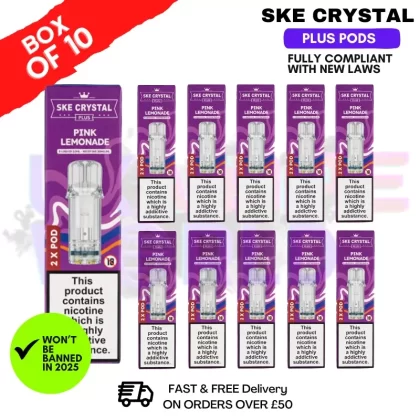Pink Lemonade SKE Crystal Plus Prefilled Pod Box Of 10