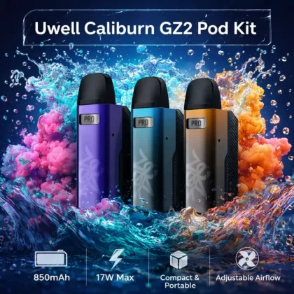 Uwell Caliburn GZ2 Pod Kit - Black - Vapeciga