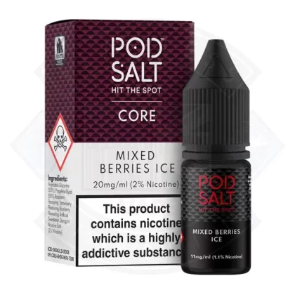 Pod Salt Mixed Berries Ice 10ml E-Liquid - Vape Product, Vape Product