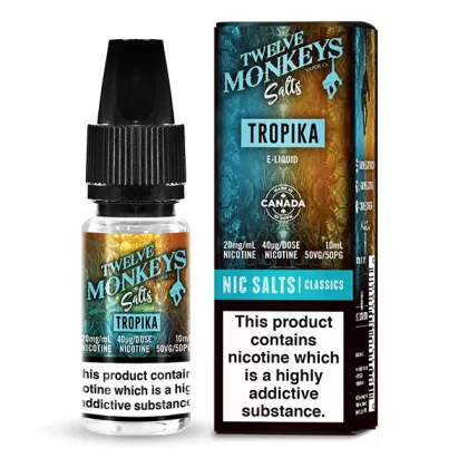 Twelve Monkeys Tropika Nic Salt E-Liquid - 10mg