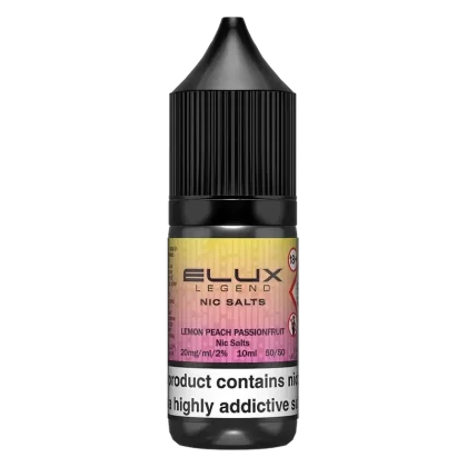 Elux Lemon Peach Passionfruit Nic Salt Vape Juice 10ml