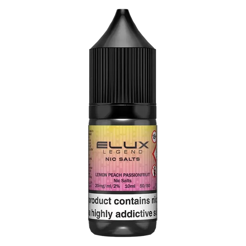 Elux Lemon Peach Passionfruit Nic Salt Vape Juice 10ml
