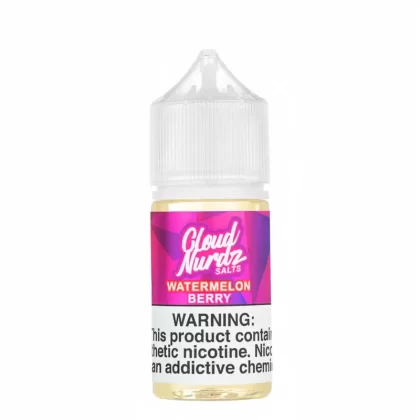 Cloud Nurdz Salts Watermelon Berry Salt Nic E-Liquid 30mL