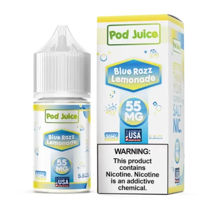 Pod Juice - Blue Razz Lemonade - 30ML E-Liquid - 55MG