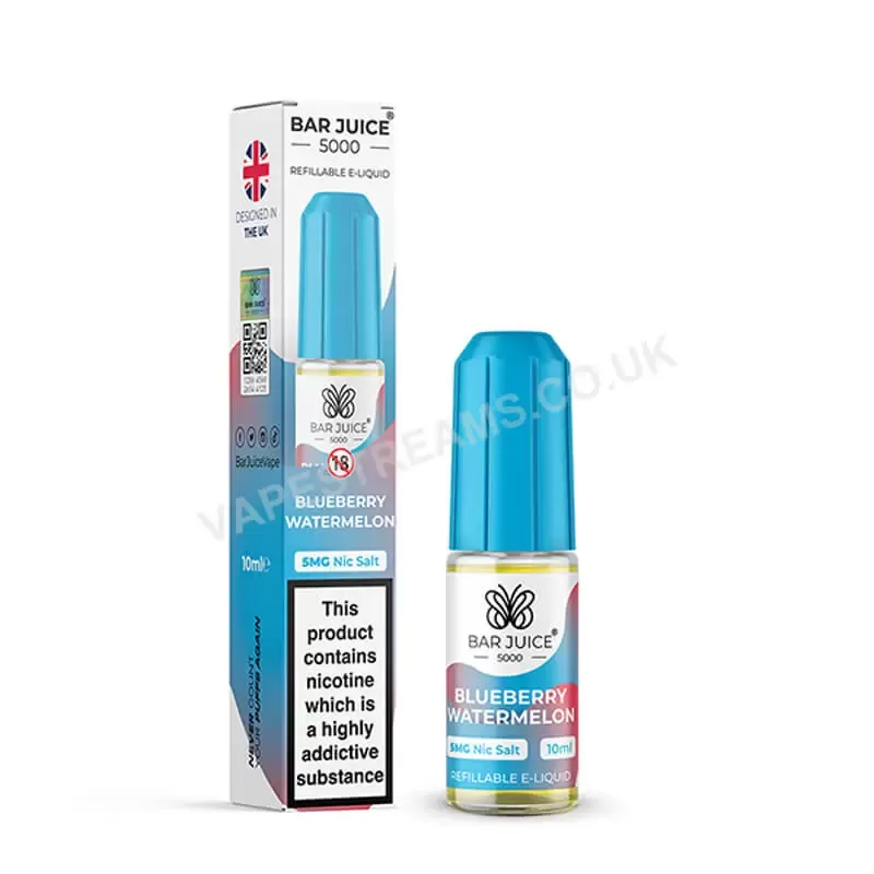 Bar Juice 5000 Blueberry Watermelon Nic Salt E-Liquid - Vapestreams Co