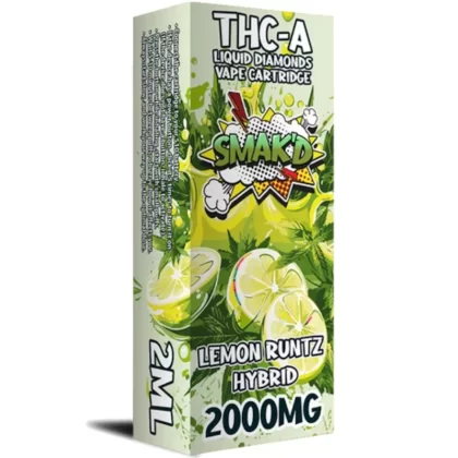 Smakd THC-A Liquid Diamonds Cartridge – 2000mg