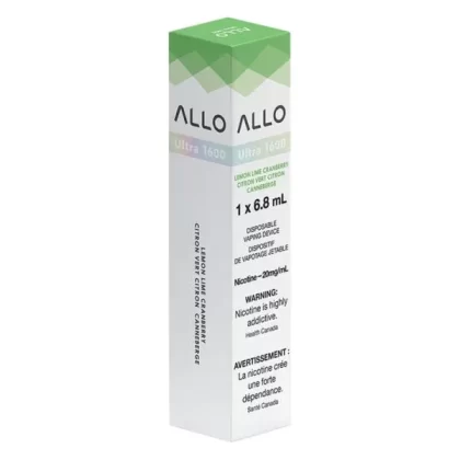 ALLO ULTRA 1600 – LEMON LIME CRANBERRY