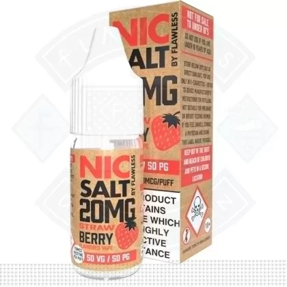 Nic Salt – Strawberry 10ml By Flawless