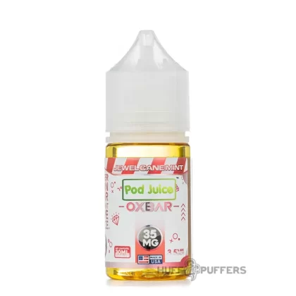 Pod Juice X Oxbar – Jewel Cane Mint 30mL - Nicotine Strength#35mg>55mg