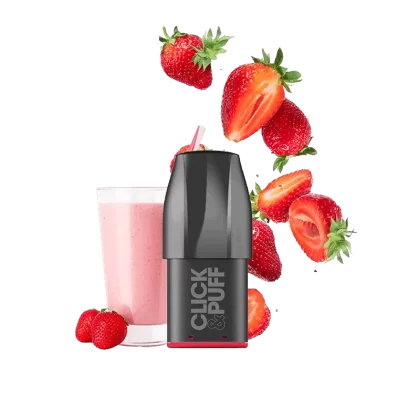 X-Bar – Click & Puff – Strawberry Milkshake Pod