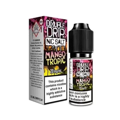 DOUBLE DRIP MANGO TROPIC 10ML NIC SALT E-LIQUID