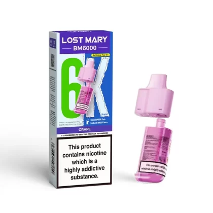 Lost Mary BM6000 Prefilled Pod Grape - Ejuicewarehouse