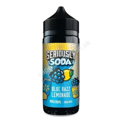 Doozy Seriously Soda Blue Razz Lemonade E-liquid Shortfill - Vapestreams Co