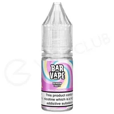 Rainbow Fruits Nic Salt E-Liquid by Bar Vape