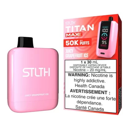 STLTH Titan Max Disposable Vape Device - Juicy Grapefruit Ice - 20mg/ml