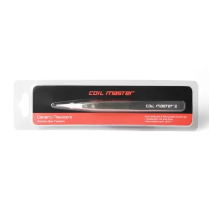 coil master ceramic tweezers – acciaio