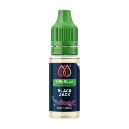 Black Jack E-Liquid by Aquavape - 10ml - 12mg - Vape Product