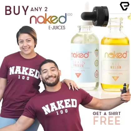 Element Vape x Naked 100 T-Shirt Collaboration