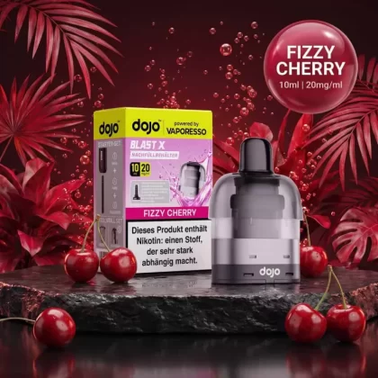 Vaporesso Dojo Blast X Pod Nachfüllbehälter 10ml – Fizzy Cherry – 20mg