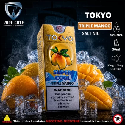 Tokyo Super Cool Triple Mango Saltnic 30ml - 35 mg / 30 ml