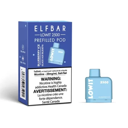 ELFBAR – LOW IT BLUE RAZZ ICE 2500