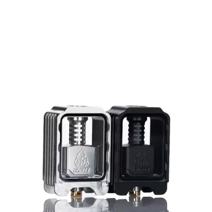 Thunderhead Creations x Mike Vapes Blaze Boro Tank & Bridge w/ Dual Sliding Glass - Stainless Steel, Matte Black