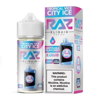 RAZ - Tropical Vice City Ice - 100ML E-Liquid - 3MG
