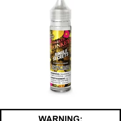 Jungle Secrets by Twelve Monkeys - Nicotine Level#0mg>3mg>6mg