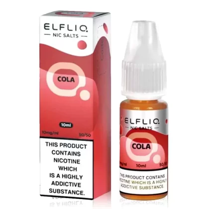 Cola By Elfliq 10ml Salts - Nicotine Strength#5mg (Salt)>10mg (Salt)>20mg (Salt)
