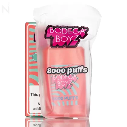 Bodega Bar 8000 Puffs Disposable Vape - 17mL - Strawberry Banana