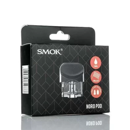 SMOK Nord Replacement Cartridge - Pack of 2 - 0.6 ohm Mesh, 1.4 ohm, and Refillable Pod