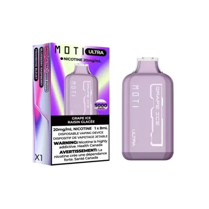 Moti Ultra 5000 Puffs Disposable – Grape Ice