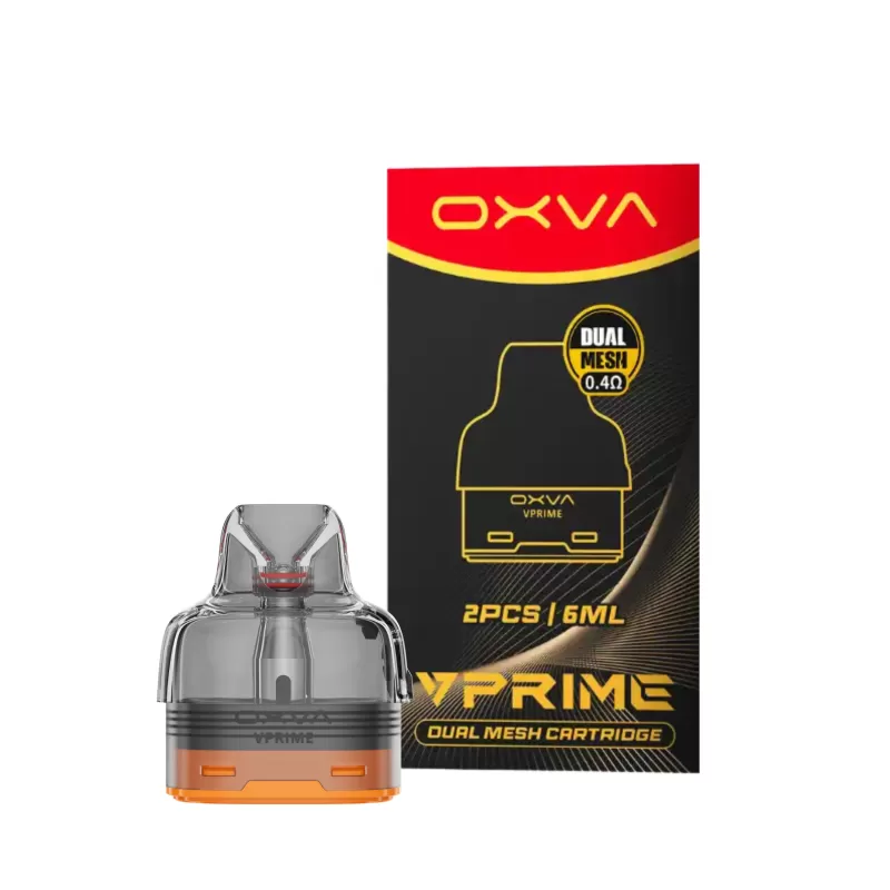 OXVA VPrime 2 Replacement Pods XL (6ml) - Large; 0.4Ohm, 0.6Ohm (77471B)