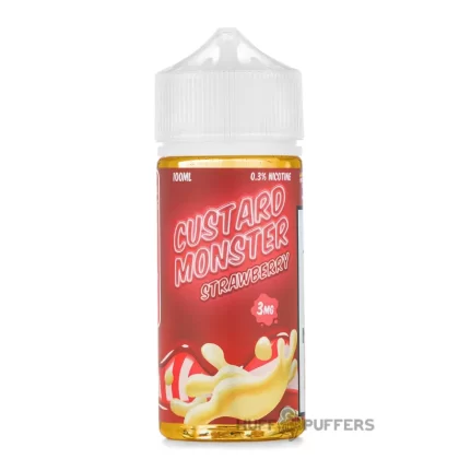 Custard Monster – Strawberry 100mL - Vape Product, Vape Product