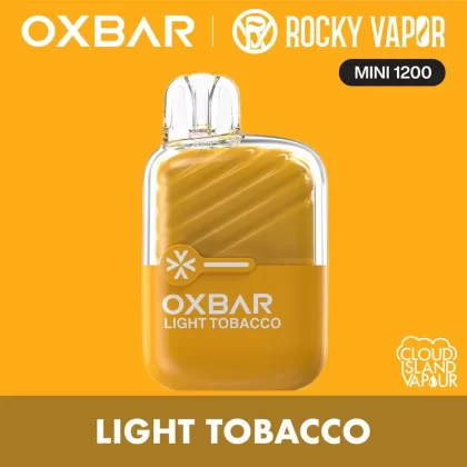 Rocky Vapor Oxbar Mini 1200 Disposable Vape – Light Tobacco