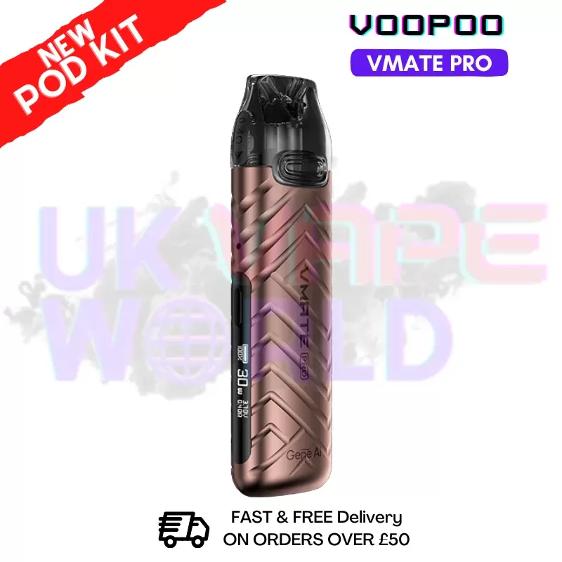 Copper Voopoo Vmate Pro 25W Pod Kit – Free NicSalt