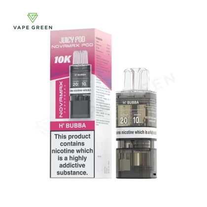 H Bubba Prefilled Pod Refill Pack by Juicy Pod Novamax 10K