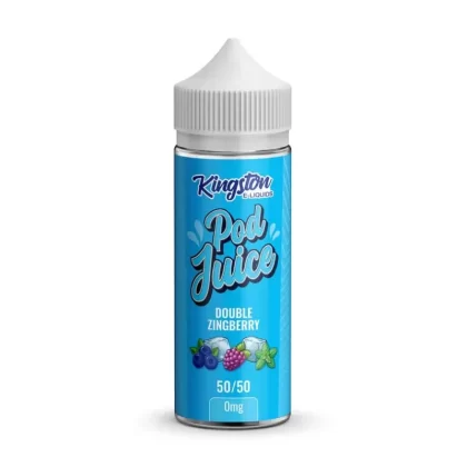 DOUBLE ZINGBERRY E LIQUID POD JUICE BY KINGSTON 100ML 50VG