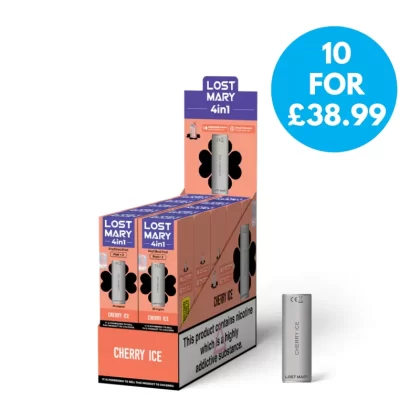 Box Of 10 – Lost Mary (2%) 4in1 Replacement Pods - Vape Co