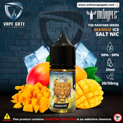 Mango Ice - The Panther Series Ice 30ml Saltnic by Dr. Vapes - 30 mg / 30 ml